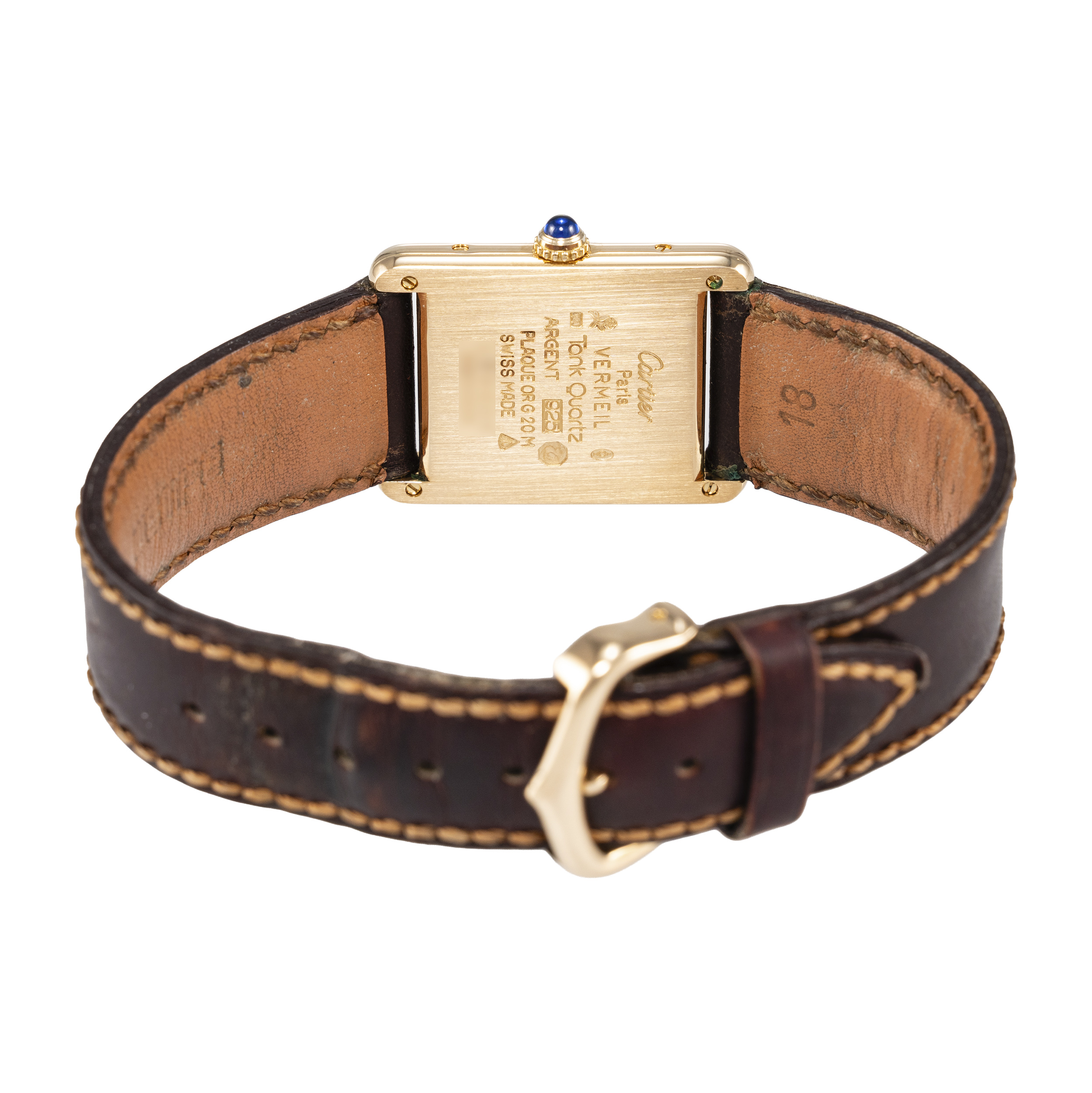 Cartier Tank Vermeil Ref 590005