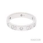 Gucci Ring Gr 54,5 750 Weißgold Vorschau