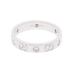 Gucci Ring Gr 54,5 750 Weißgold Vorschau