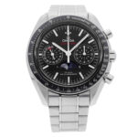 Omega Speedmaster Moonphase Co-Axial Master Chronometer Chronograph 44.25mm aus Edelstahl Ref. 304.30.44.52.01.001 Full Set mit schwarzem Zifferblatt und Edelstahlarmband Vorschau