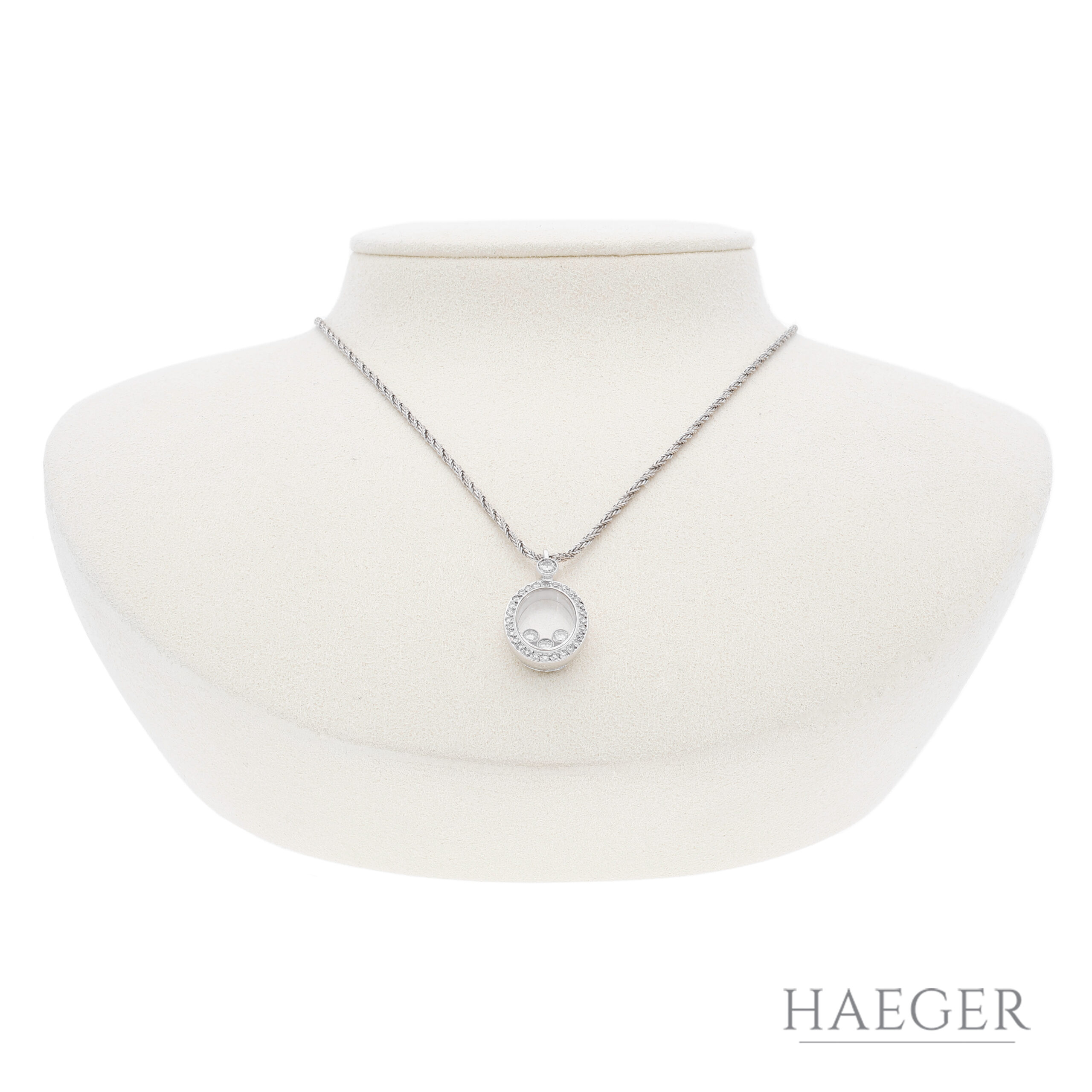 Chopard Happy Diamonds Kette 750 Weißgold