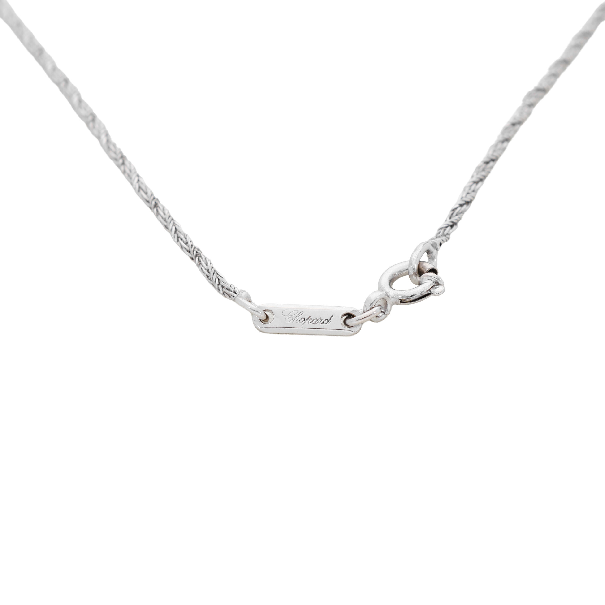 Chopard Happy Diamonds Kette 750 Weißgold