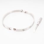 Cartier Love Armreif klassisches Modell 20cm Weißgold Full Set 2021 Vorschau
