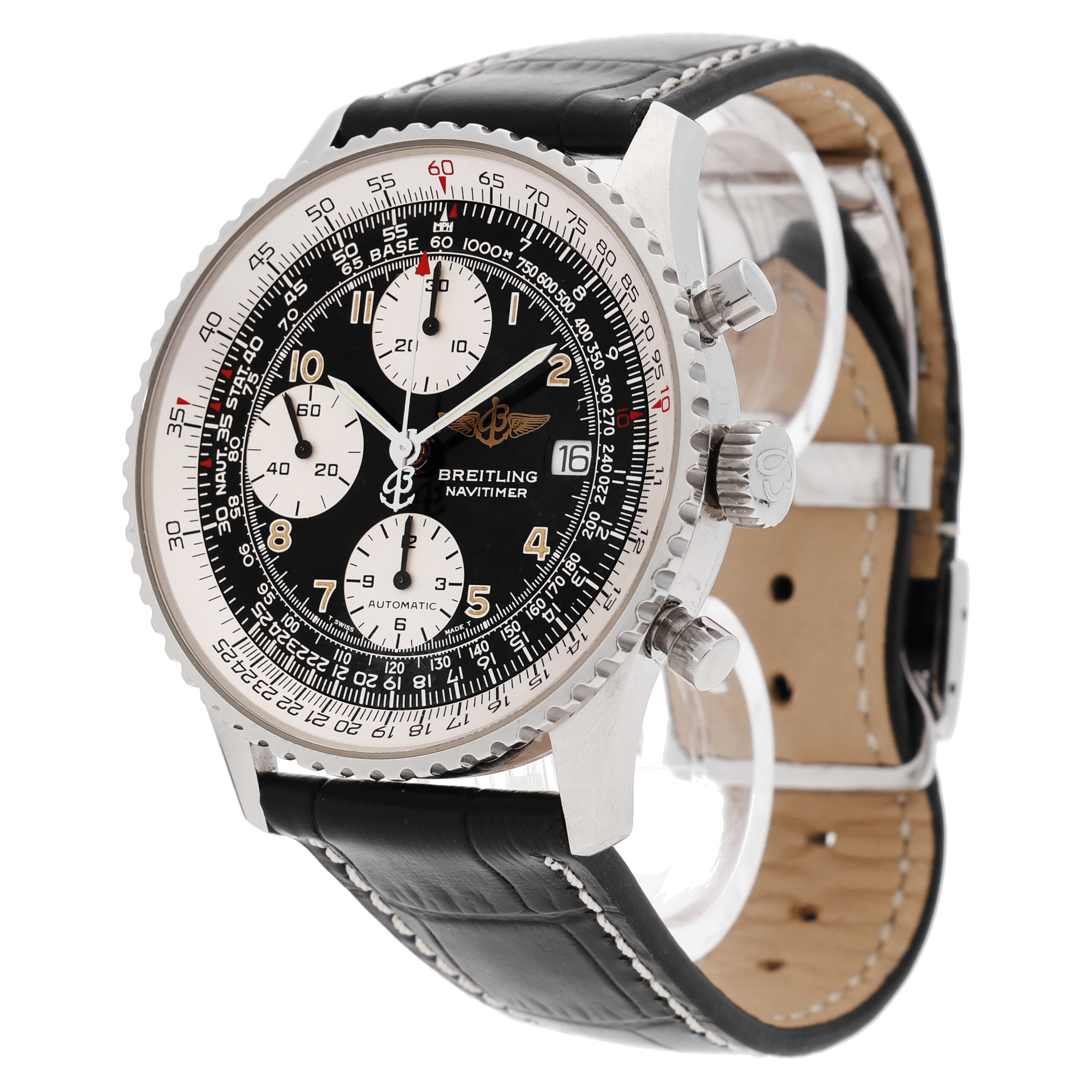 Breitling Old Navitimer Ref 13022 inkl Papieren 1995 Revision Juni 2026