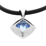 Bulgari Pyramide Collier mit Topas 48 cm Weißgold Vorschau