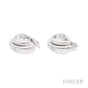 Piaget Possession Creolen mit Diamanten Weißgold
