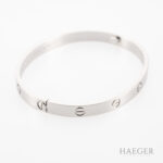Cartier Love Armreif 19 cm Weißgold Full Set Vorschau