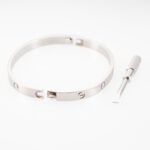 Cartier Love Armreif 19 cm Weißgold Full Set Vorschau