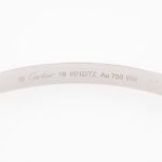 Cartier Love Armreif 19 cm Weißgold Full Set Vorschau