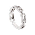 Messika Move Link Ring mit Diamanten Gr 54 Weißgold Vorschau