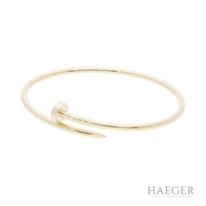 Cartier juste un clou Armreif kleines Modell 16cm 750 Gelbgold