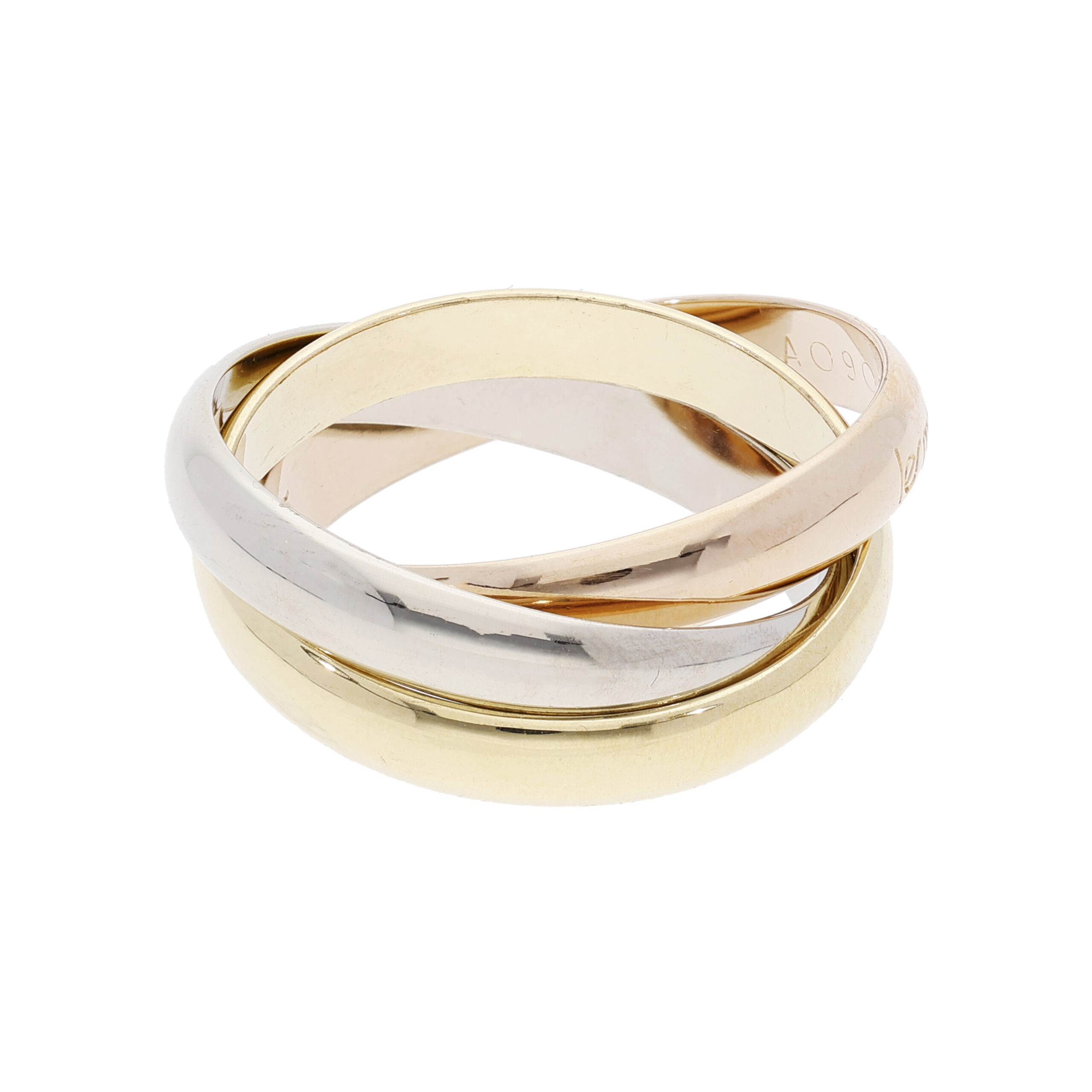 Cartier Trinity Ring klassisches Modell Gr 55 inkl Etui