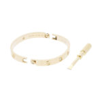 Cartier Love Armreif klassisches Modell mit 4 Diamanten 16 cm 750/- Gelbgold Full Set 2022 Vorschau