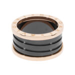 Bulgari B.zero1 3-Band Ring mit schwarzer Keramik Gr.56 Rosegold inkl Papieren 2015 Vorschau