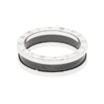 Bulgari Save The Children Ring mit schwarzer Keramik Gr 58 Silber Vorschau