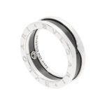 Bulgari Save The Children Ring mit schwarzer Keramik Gr 58 Silber Vorschau