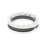 Bulgari Save The Children Ring mit schwarzer Keramik Gr 58 Silber Vorschau