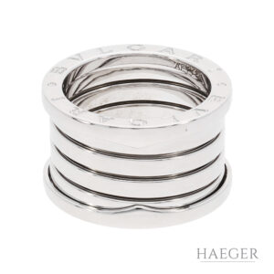 Bulgari B.zero1 4-Band Ring Gr 52 Weißgold