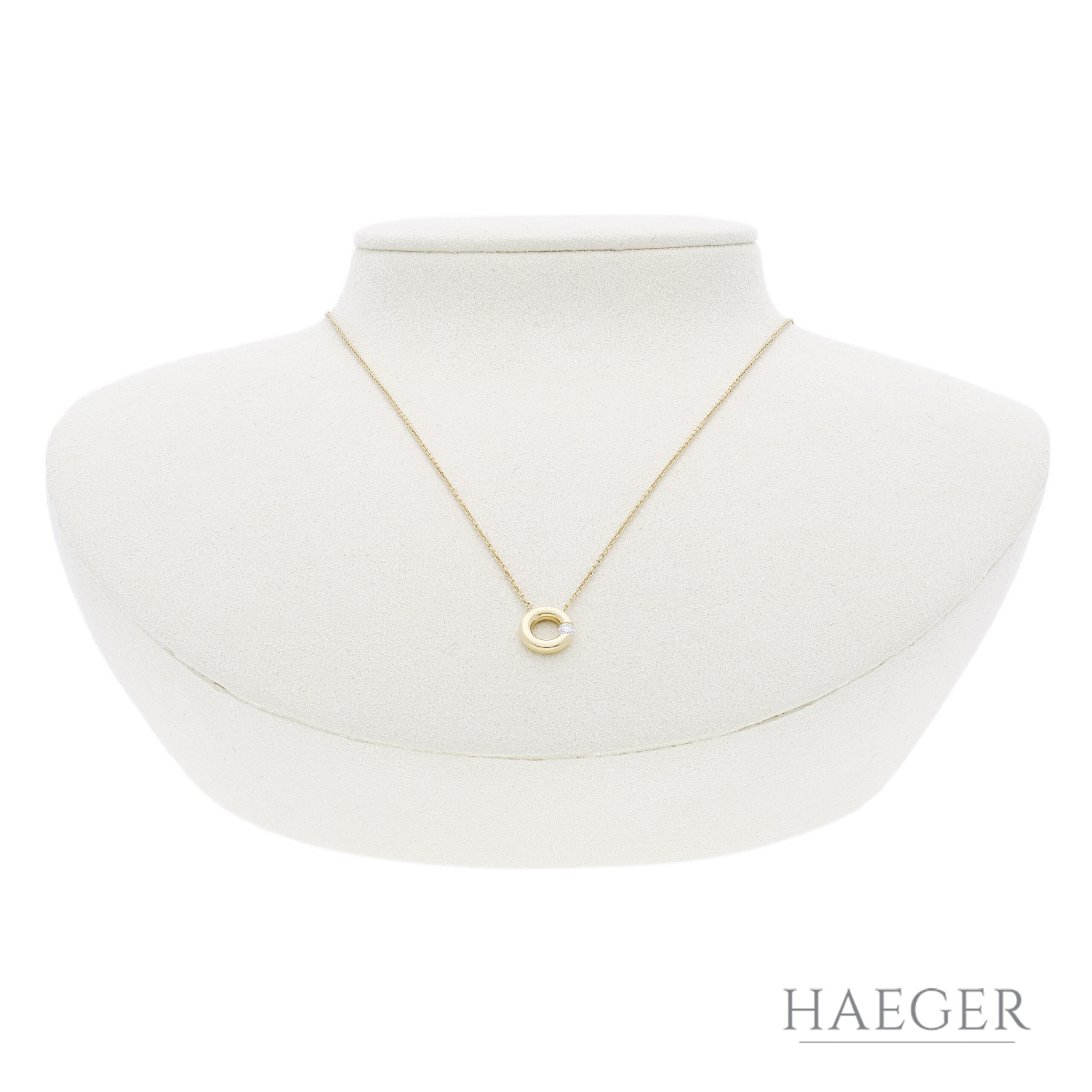 Niessing Spannring Collier 50 cm Gelbgold