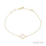 Van cleef Arpels Sweet Alhambra Armband 18cm 750 Gelbgold full set 2025 Vorschau