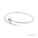 Cartier Juste un Clou Armreif klassisches Modell 17 cm 750/- Weißgold Full Set 2022 Vorschau
