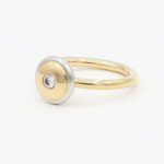 Ring mit Diamant Gr 52 Gelbgold Platin Vorschau