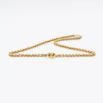 Collier mit Diamant 41 cm Gelbgold Platin Vorschau