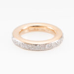 Pomellato Memoire-Ring Iconica mit Diamanten Gr 55 Rosegold Weißgold Vorschau