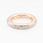 Pomellato Memoire-Ring Iconica mit Diamanten Gr 55 Rosegold Weißgold Vorschau