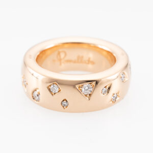 Pomellato Mittlerer Ring Iconica mit Diamanten Gr 56 Rosegold