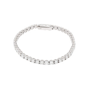 Tennisarmband mit 11,72 ct Diamanten 19 cm 585 Weißgold mit Etui & GCI Zertifikat