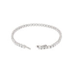 Tennisarmband mit 11,72 ct Diamanten 19 cm 585 Weißgold mit Etui & GCI Zertifikat Vorschau