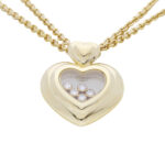 Chopard Happy Diamonds Collier doppelreihig 42 cm Gelbgold Vorschau