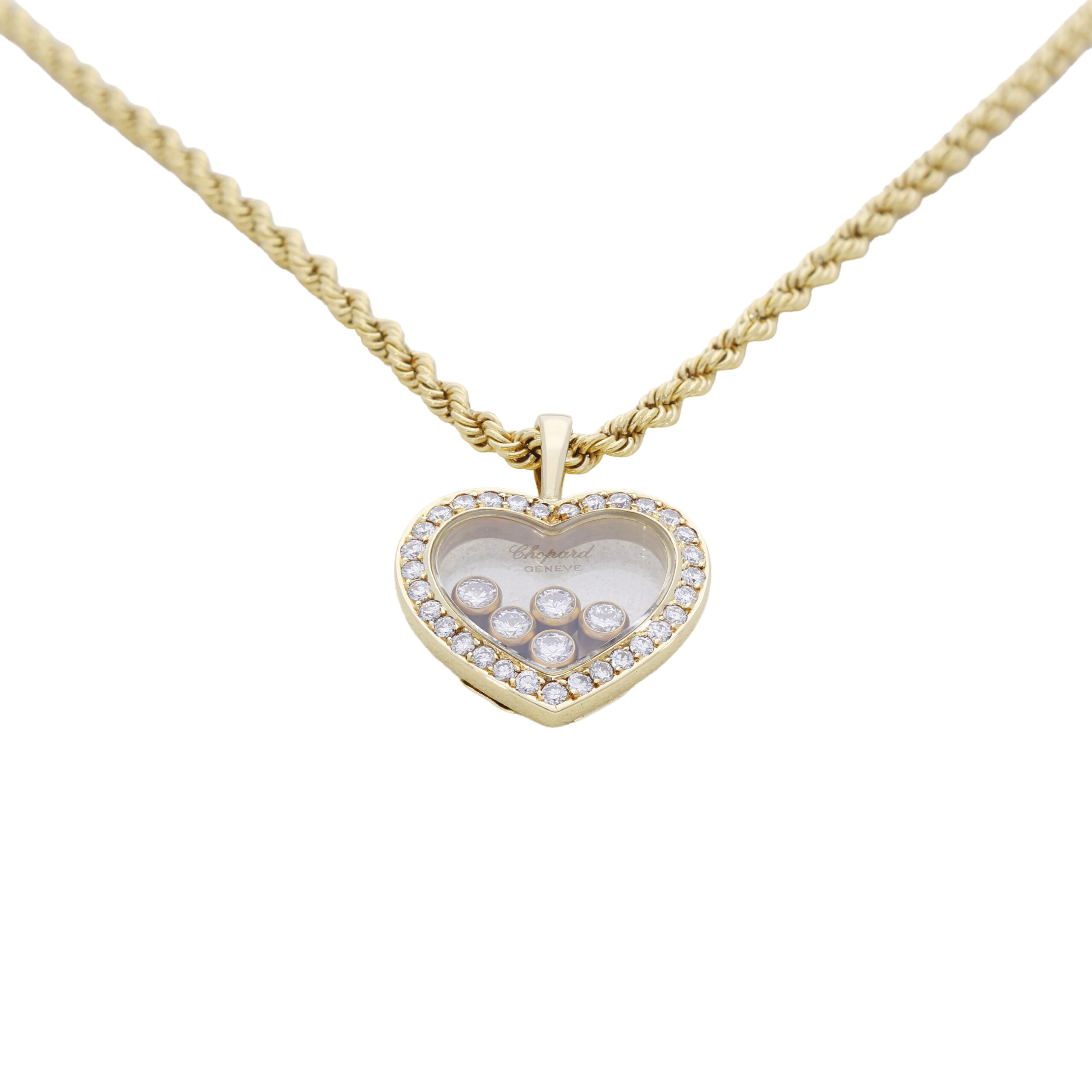 Chopard Happy Diamonds Collier 42 cm Gelbgold