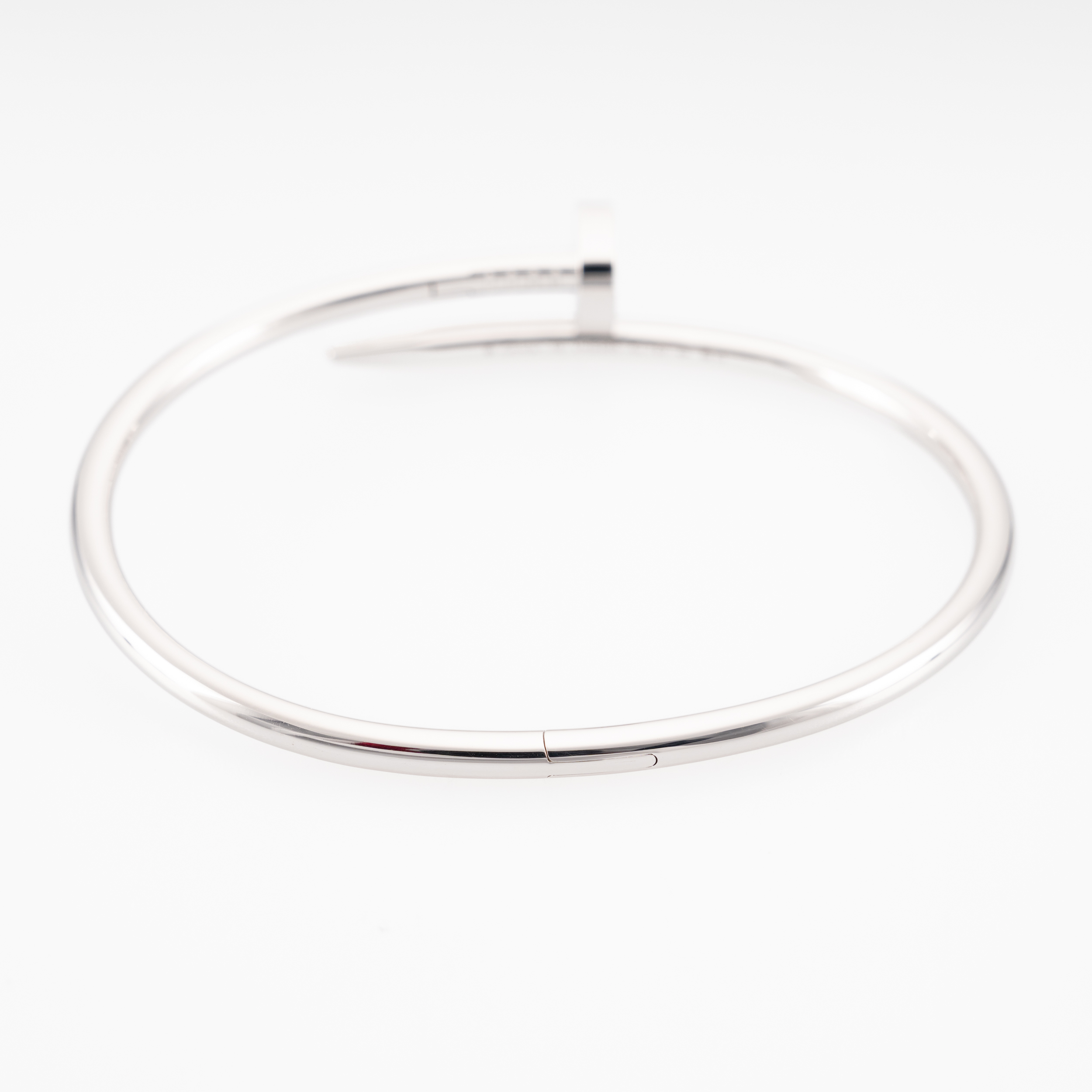 Cartier Juste un Clou Armreif klassisches Modell 19 cm Weißgold Full Set 2024