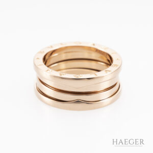 Bulgari Bzero1 3 Band Ring Gr 55 Rosegold inkl Etui
