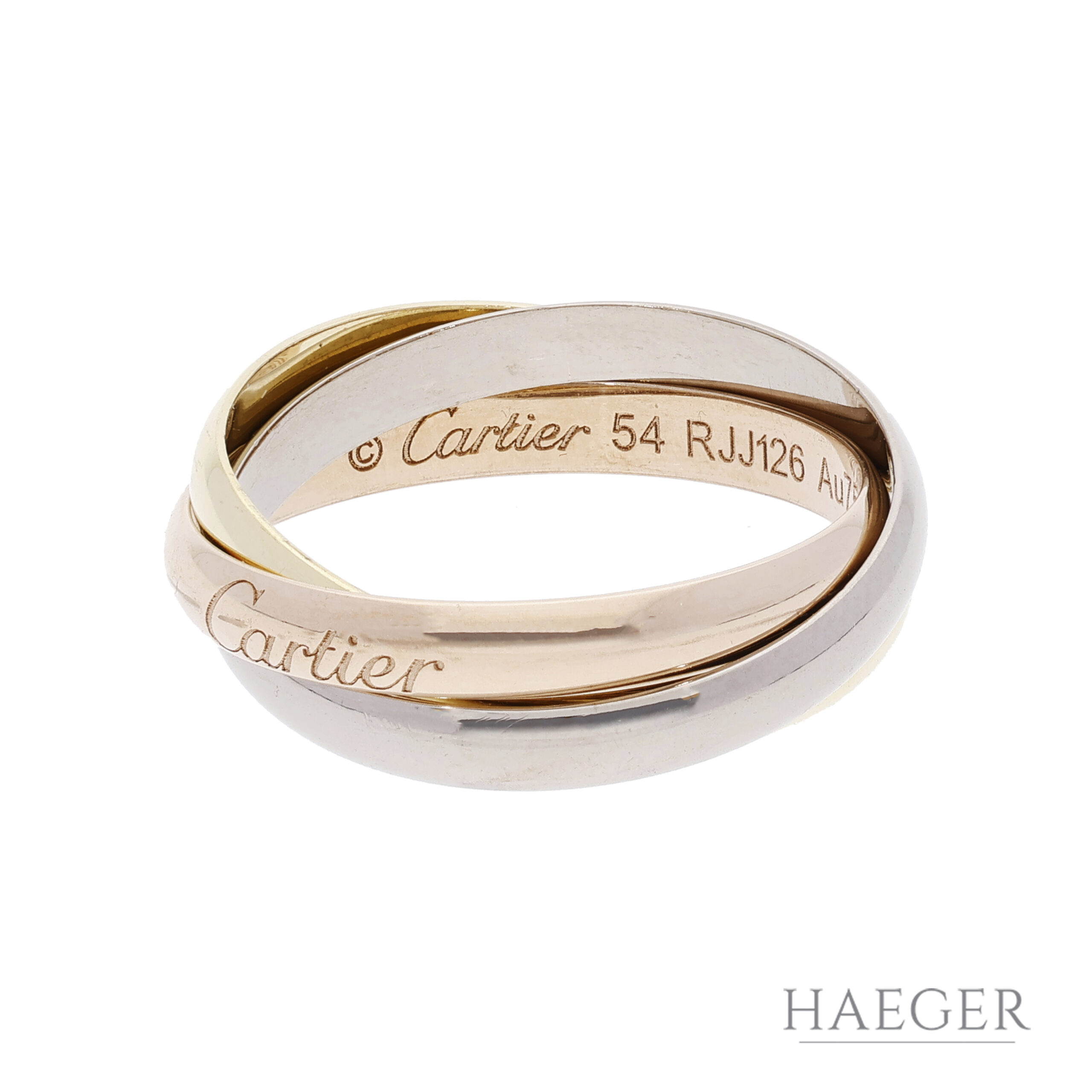 Cartier Trinity Ring kleines Modell Gr 54 inkl Etui
