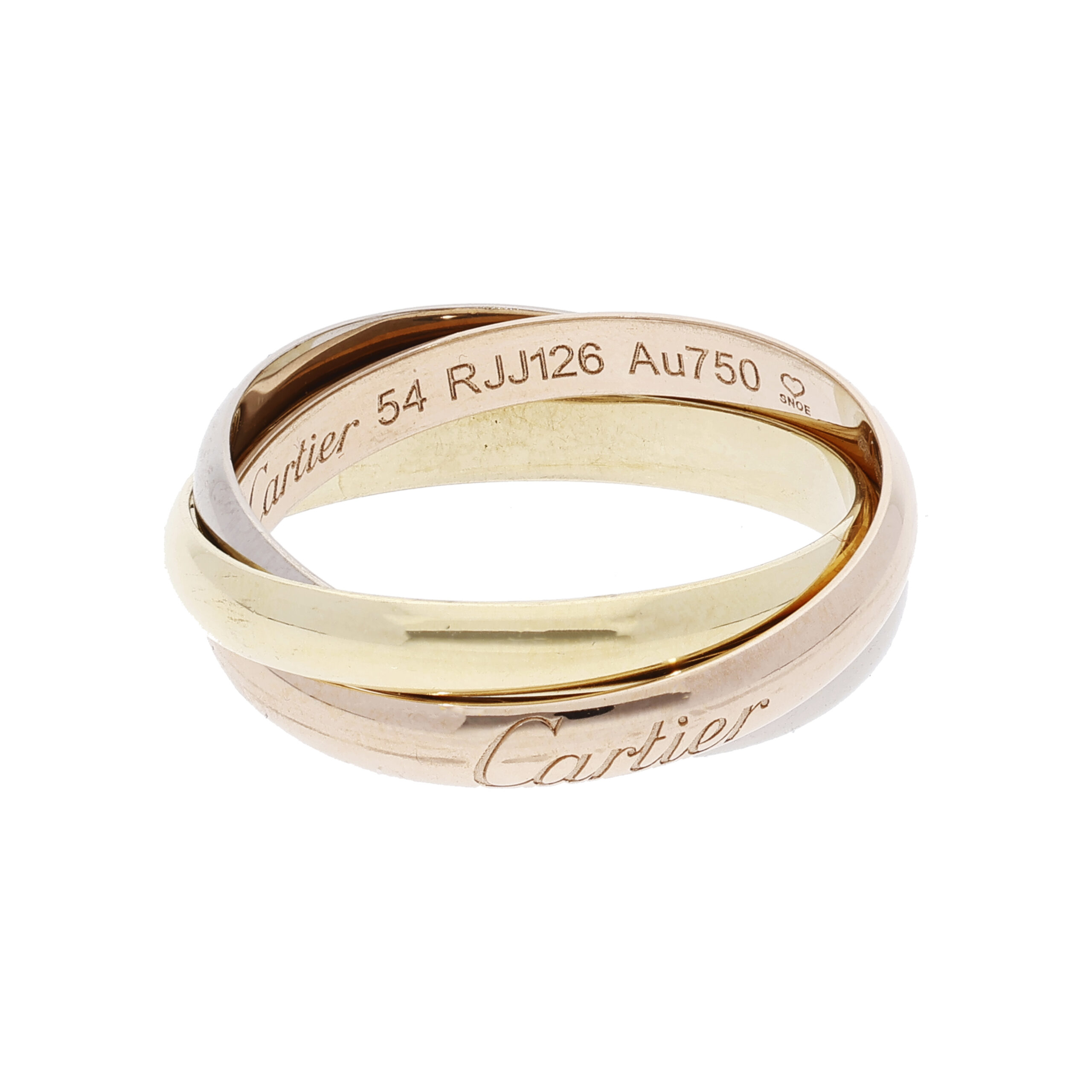 Cartier Trinity Ring kleines Modell Gr 54 inkl Etui