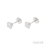 Cartier Solitaire-Ohrstecker mit 1,22 ct Diamanten Weißgold Full Set 2018 inkl GIA Zertifikat Vorschau