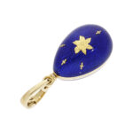 Faberge Ei Clip-Anhänger mit Emaille Gelbgold Full Set Vorschau