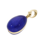 Faberge Ei Clip-Anhänger mit Emaille Gelbgold Full Set Vorschau