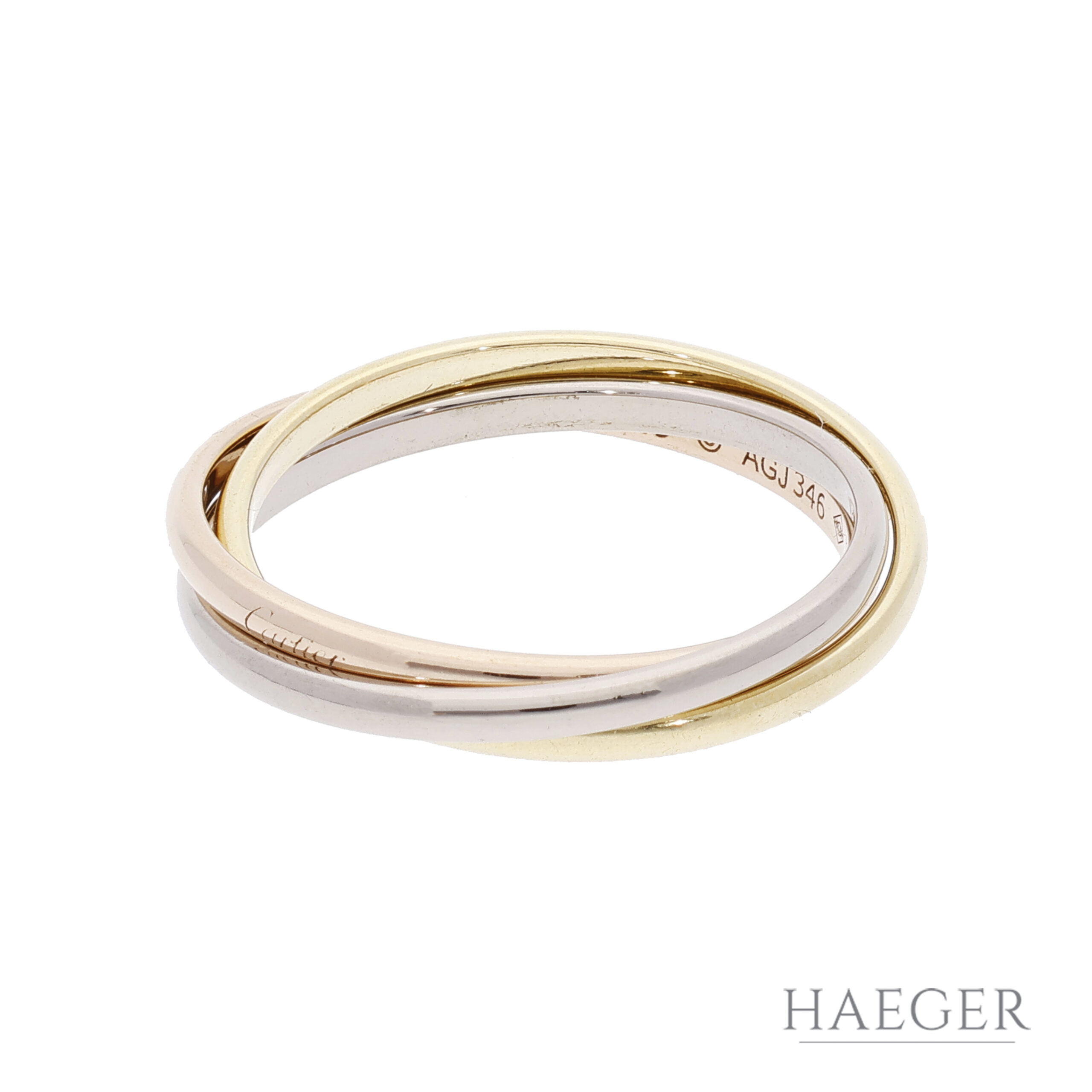 Cartier Trinity Ring mini Modell Gr 49 Full Set 2014