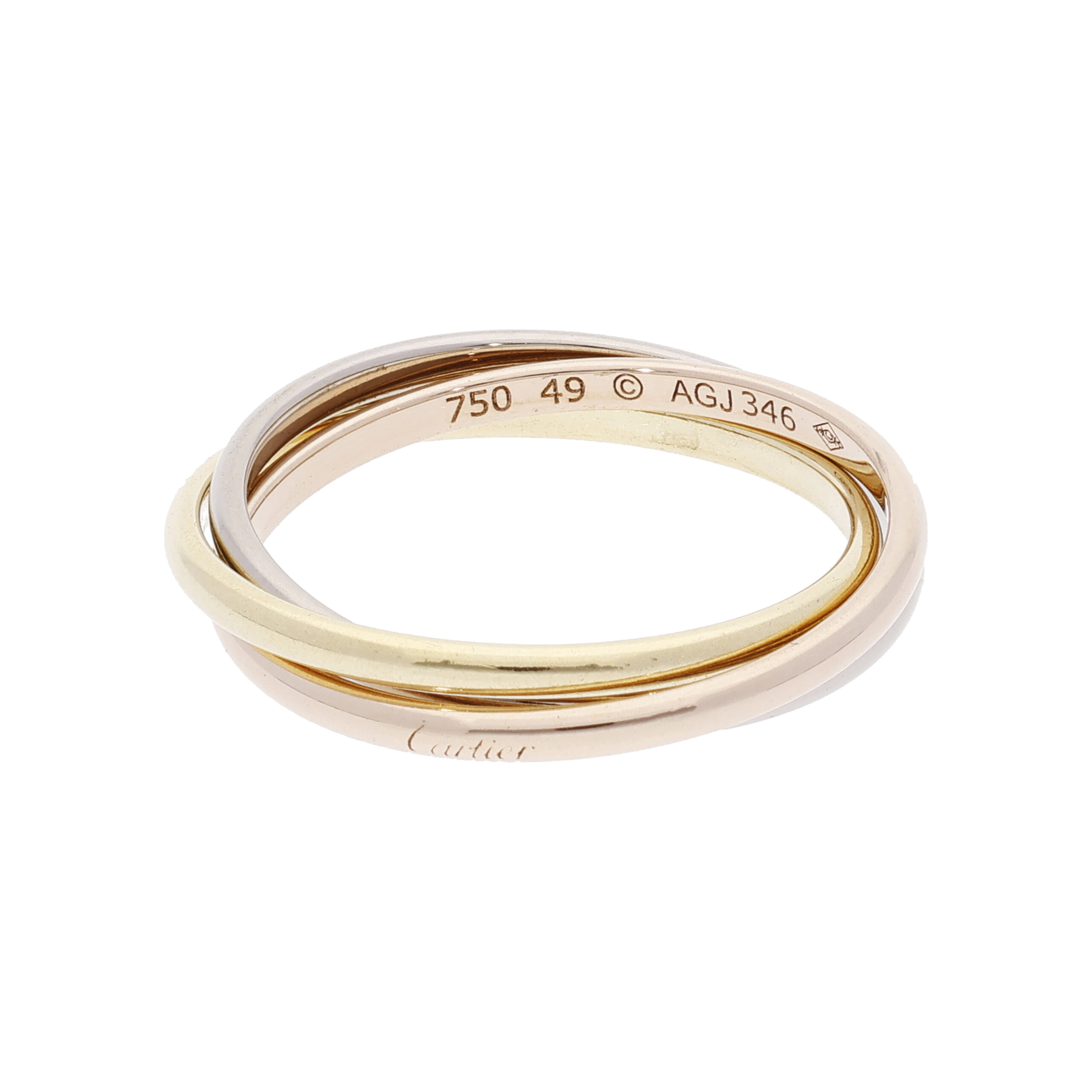Cartier Trinity Ring mini Modell Gr 49 Full Set 2014