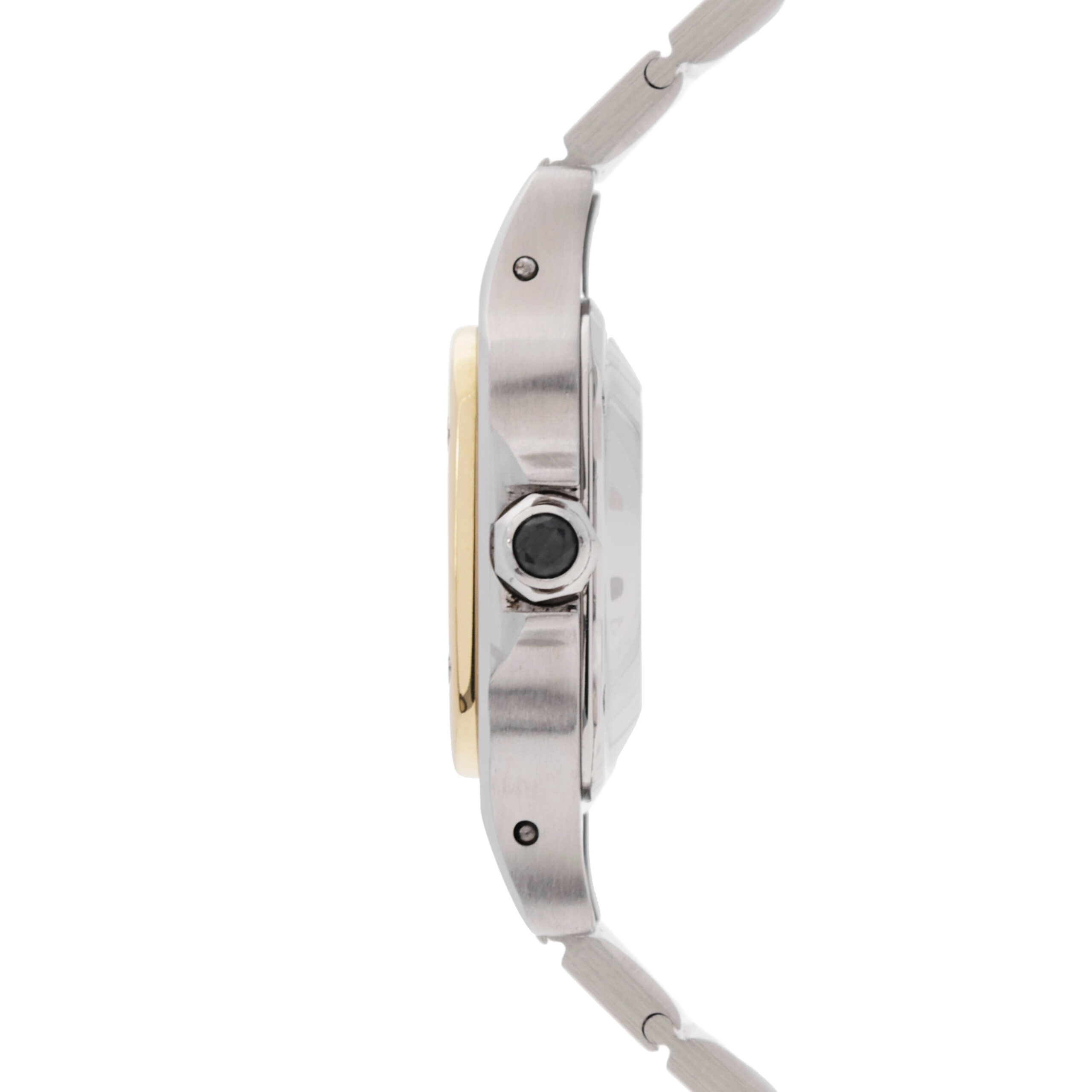 Cartier Santos Uhr Stahl Gelbgold