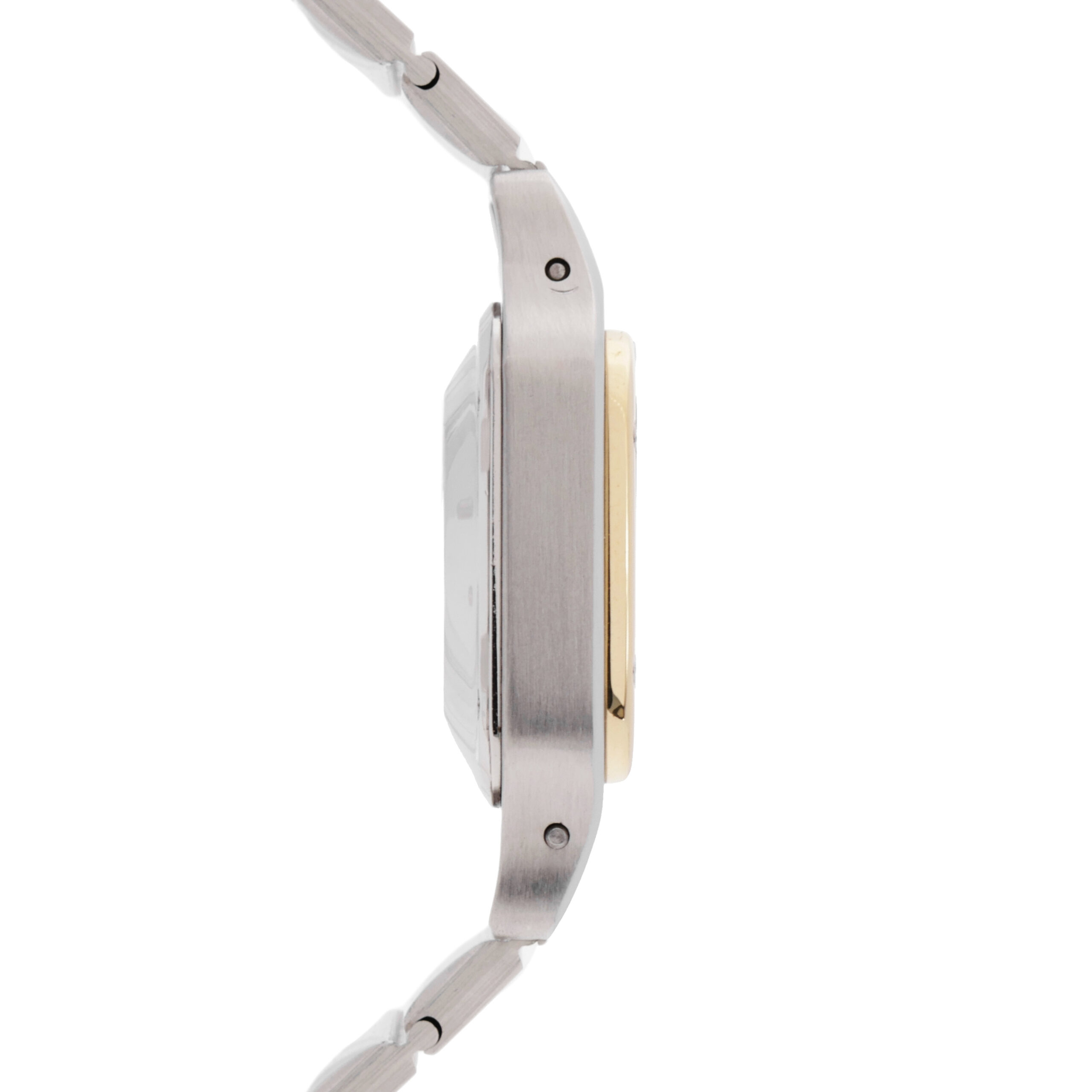 Cartier Santos Uhr Stahl Gelbgold