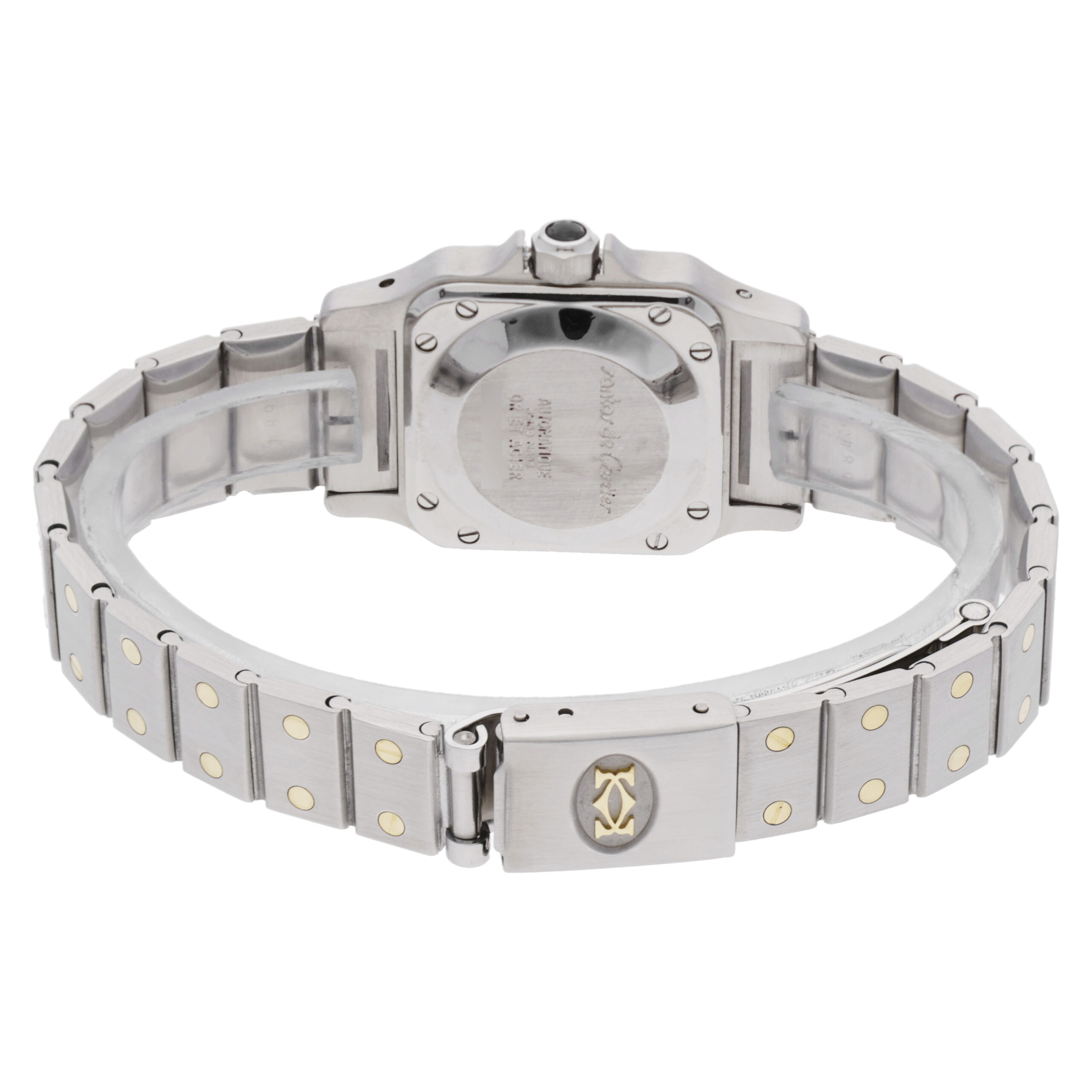 Cartier Santos Uhr Stahl Gelbgold