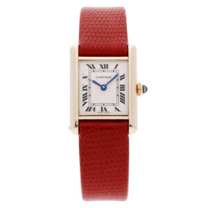 Cartier Tank Gelbgold Ref 78087 inkl Papieren 1982 Revision Juli 2026