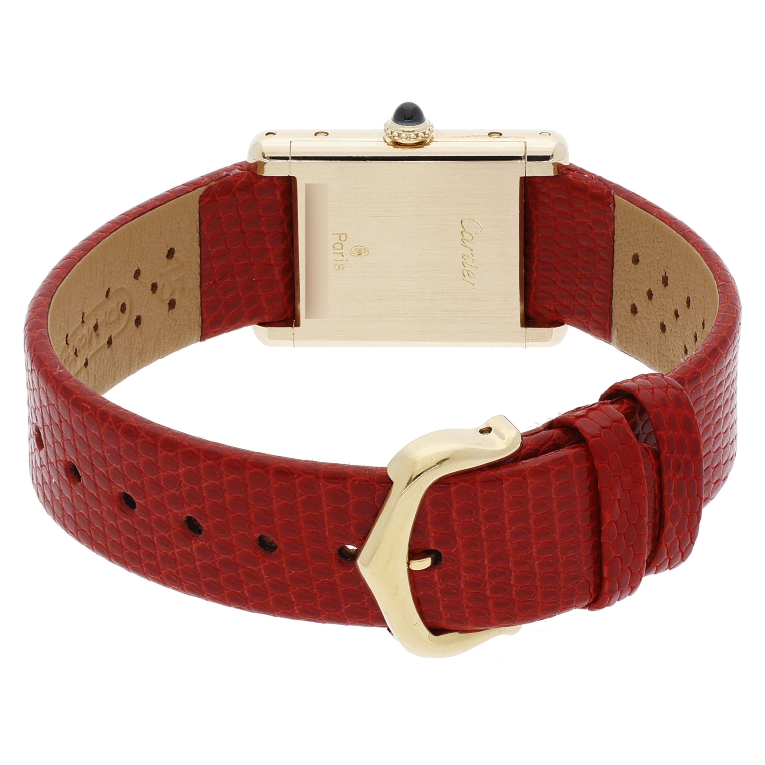 Cartier Tank Gelbgold Ref 78087 inkl Papieren 1982 Revision Juli 2026