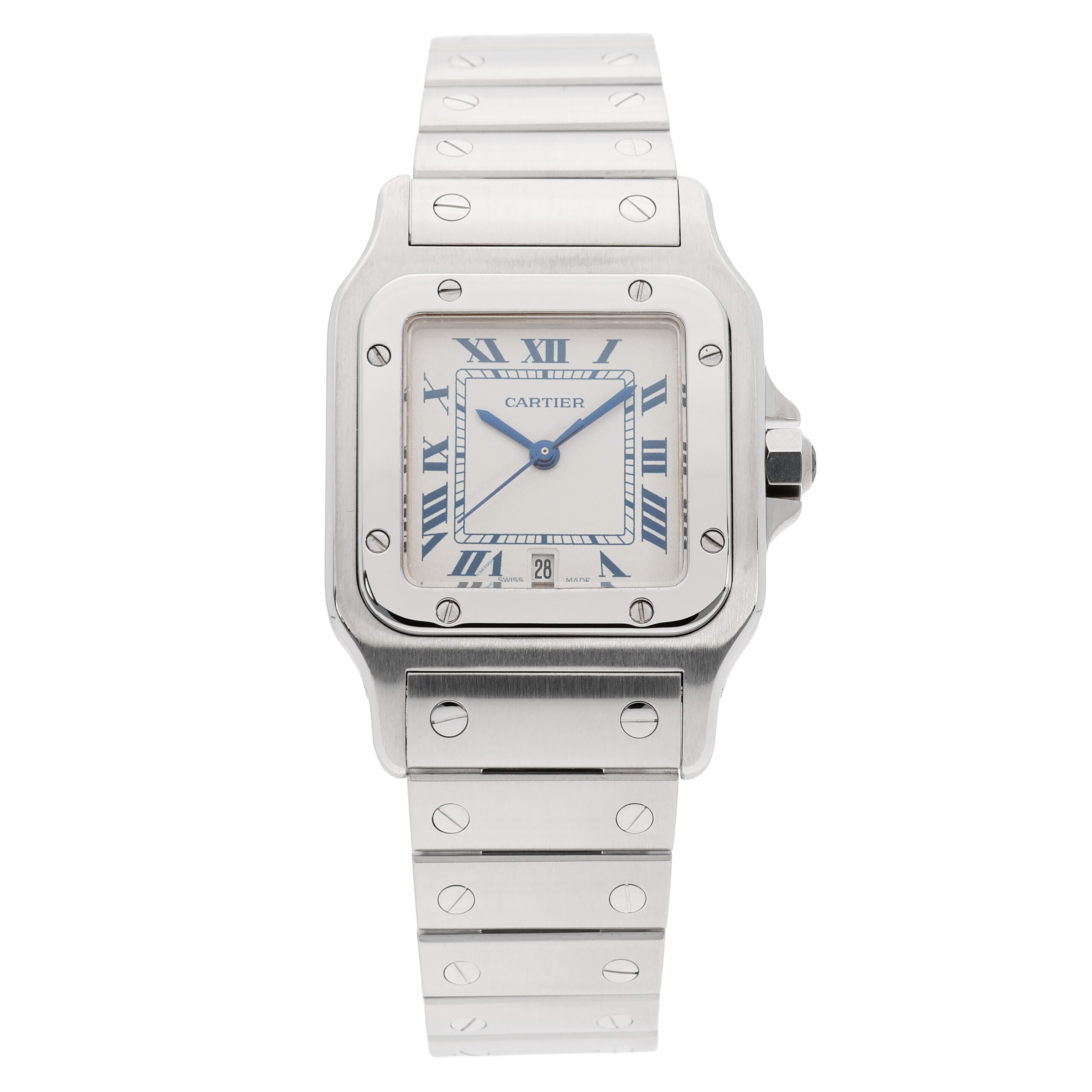 Cartier Santos Galbée | 24 mm | Stahl | Ref. W20056D6 | Full Set 2002 | Revision Juli 2026