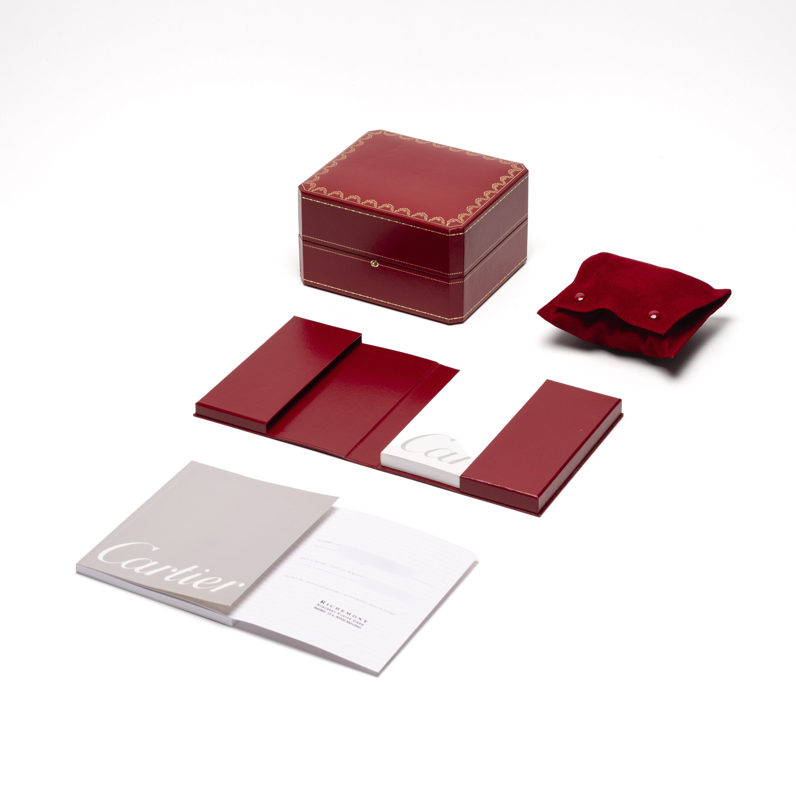 Cartier Santos Galbee Ref W20056D6 Full Set 2002 Revision Juli 2026